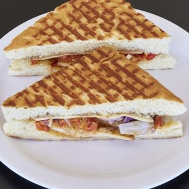 Chicken Tikka Masala Sandwich.