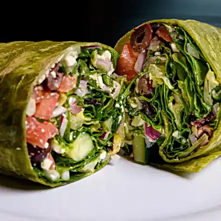 Fresh Greek Salad Wrap: A Delicious Healthy Option