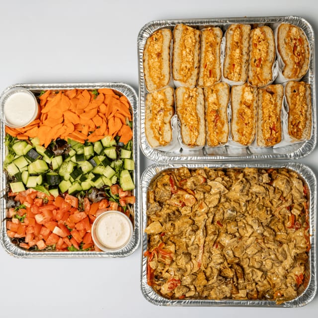 Hot Bowl, Sandwich & Salad Pack.