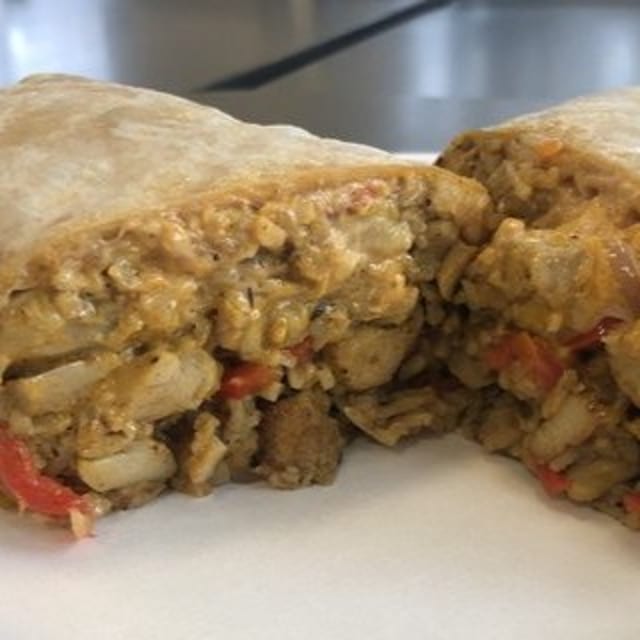 Chicken Tikka Masala Burrito.
